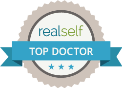 RealSelf Top Doctor badge